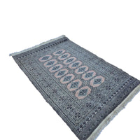Al Ahmedani Linen Floral Jaldar Rectangle Hand Knotted Area Rug Wonderful Design Home Decor Wool Silk Indoor Carpet (5.0 x 3.0)'