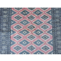 Al Ahmedani Linen Floral Jaldar Hand Knotted Rectangle Area Rug Wonderful Design Home Decor Wool Silk Indoor Carpet (6.3 x 4.4)'