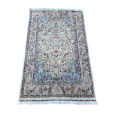 Al Ahmedani Linen Tree of life Jungle Birds Rectangle Area Rug Wonderful Design Wool Silk Hand Knotted Home Decor Indoor Carpet (6 x 4)'
