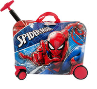 Fast Forward kids Hard-side 18" Ride on Luggage - Cute Lightweight Suitcase
