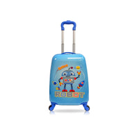 Tucci Hradside Carry on Luggage for Kids 18" Rolling Suitcase Trolley