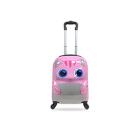Tucci Hradside Carry on Luggage for Kids 18" Rolling Suitcase Trolley
