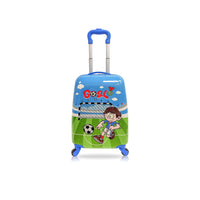 Tucci Hradside Carry on Luggage for Kids 18" Rolling Suitcase Trolley