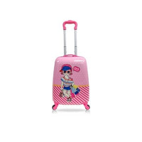 Tucci Hradside Carry on Luggage for Kids 18" Rolling Suitcase Trolley