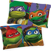 Teenage Mutant Ninja Turtles Good Fight Soft Reversible Pillowcase for Kids - 2 Pack
