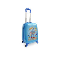 Tucci Hradside Carry on Luggage for Kids 18" Rolling Suitcase Trolley