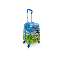 Tucci Hradside Carry on Luggage for Kids 18" Rolling Suitcase Trolley