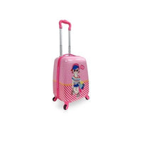 Tucci Hradside Carry on Luggage for Kids 18" Rolling Suitcase Trolley