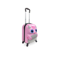 Tucci Hradside Carry on Luggage for Kids 18" Rolling Suitcase Trolley