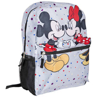 Mickey and Minnie Mouse Sweet Love 16 inch Light Polyester Backpack for kids