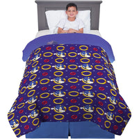 Sonic the Hedgehog (72" x 86") Twin/Full Soft Microfiber Reversible Comforter for Kids