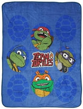 Jay Franco Teenage Mutant Ninja Turtles TMNT Head Kids Throw 46 X 60 Microfiber Blue