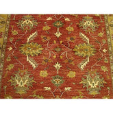 Wonderful Rare Chobi Zeigler Mahal Vege Dyed Rectangle Area Rug Hand Knotted Carpet (7.7 x 6.7)'
