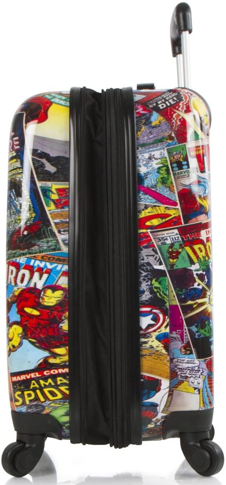 Marvel Comics Young Adult Luggage Set Spinner Carry-on Suitcase 2 Pcs Set - 26 Inch, 21 Inch