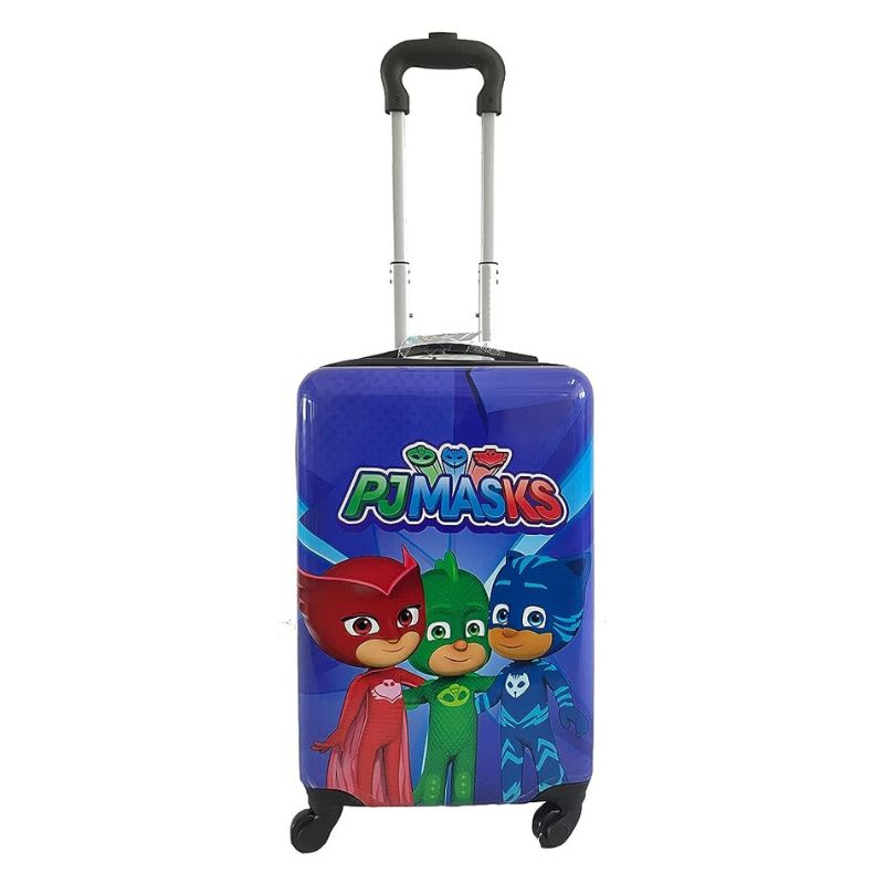 Fast Forward PJ Mask Suitcase for Kids, Kids Luggage for Toddlers