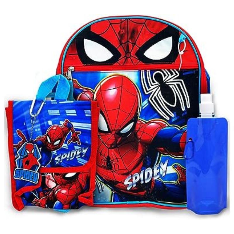 Marvel Full Size Spidey Backpack Lunchbox Set