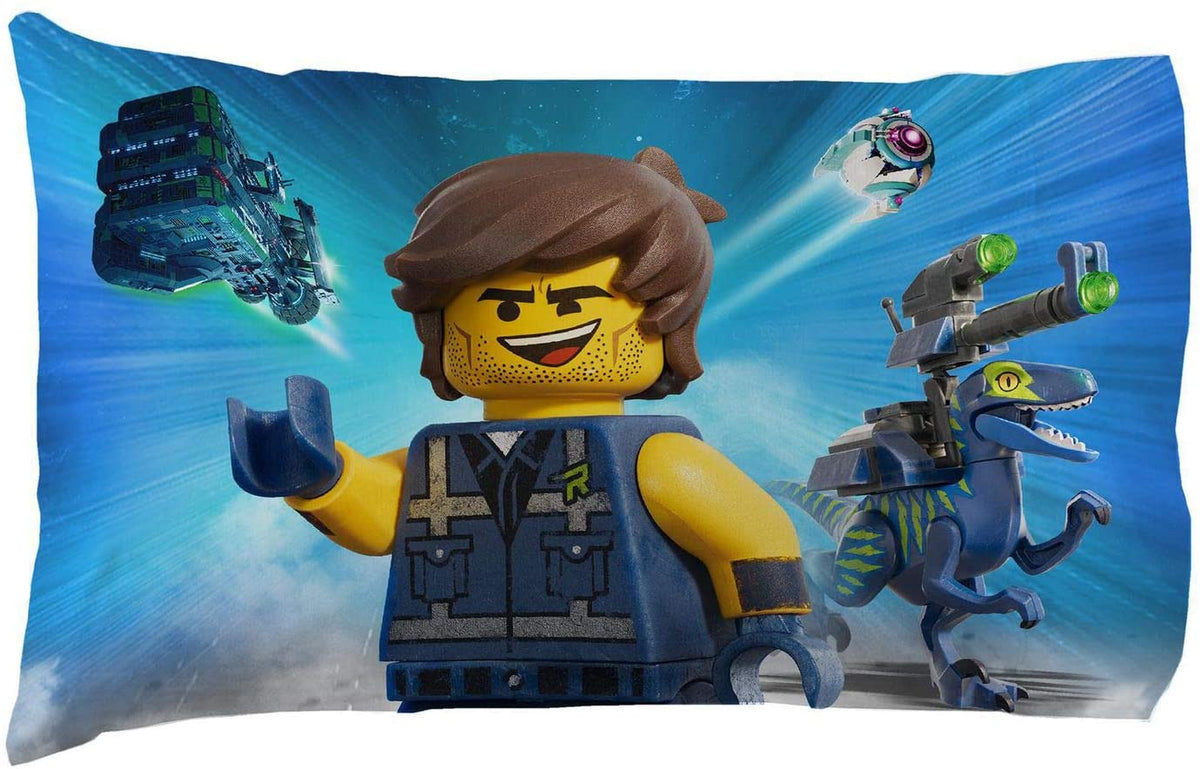 Lego Pillowcase Let's Build Together Reversible Pillowcase for Kids - 20 X 30 Inch (1 Piece Pillow Case Only)