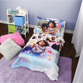 Disney Encanto 2-Piece Multicolor Toddler Bedding Set including Comforter and Pillowcase for Kids
