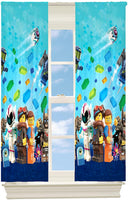 Lego Curtains Always Building Together Room Darkeners Drapes Kids Window Curtains - 2 Panels 42 X 63 Inch