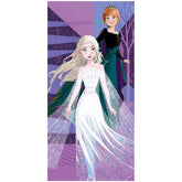 Frozen 2 Anna Elsa Cotton Beach Towel for Kids - 28"x58"