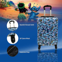 Lilo and Stitch 20 Inches Luggage Hard-Sided Tween Spinner Suitcase for Kids