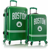 NBA Boston Celtics Carry-On Spinner Luggage Set 2 Pieces Luggage Travel Trolley Suitcase