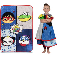 Ryan’s World (62 x 90)" Bedding Ultra Soft Micro Raschel Throw Blanket for Kids