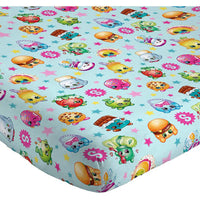 Shopkins 3 Pcs Microfiber Multicolor Twin Sheet Set Single Bedding Set for Kids