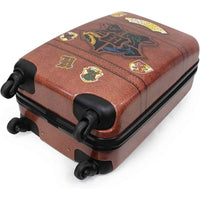Harry Potter Luggage 21 Inch Hogwarts Express Hard-Sided Suitcase Rolling Luggage Carry-On Tween Spinner Travel Trolley for kids - Brown