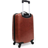 Harry Potter Luggage 21 Inch Hogwarts Express Hard-Sided Suitcase Rolling Luggage Carry-On Tween Spinner Travel Trolley for kids - Brown