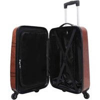 Harry Potter Luggage 21 Inch Hogwarts Express Hard-Sided Suitcase Rolling Luggage Carry-On Tween Spinner Travel Trolley for kids - Brown