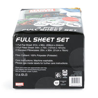 Marvel Avengers 4 Pcs Full Sheet Set for Kids- Flat & Fitted Sheet, 2 Pillowcase