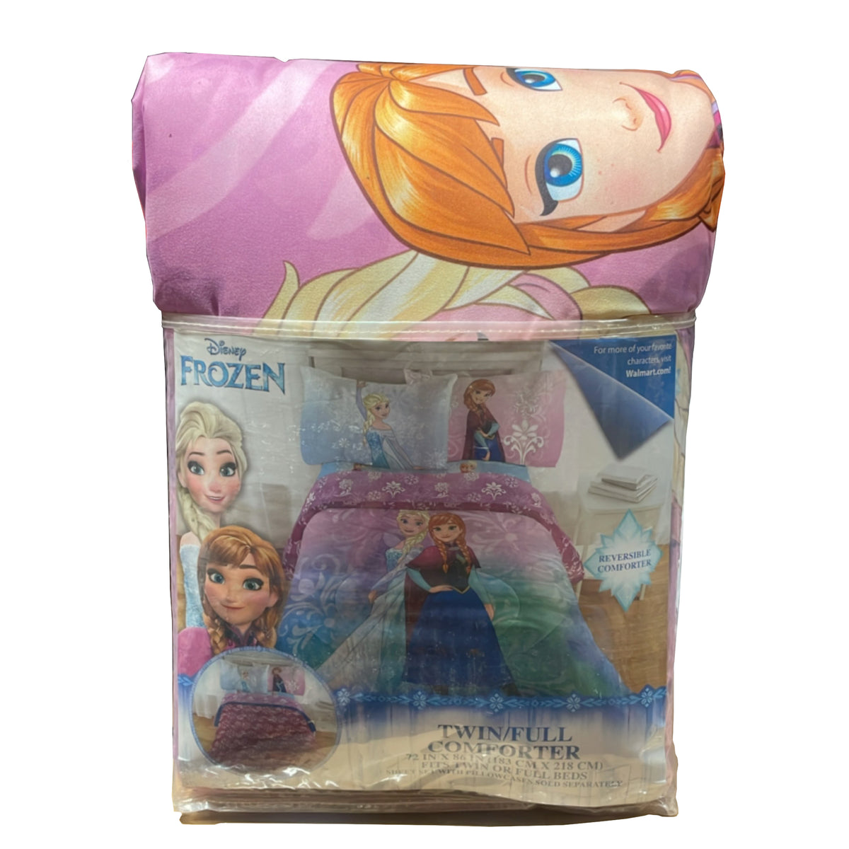 Disney Frozen Multicolor (72x86) inches Twin/Full Reversible Comforter for Kids