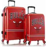 NBA Chicago Bulls Carry-On Spinner Luggage Set 2 Pieces Luggage Travel Trolley Suitcase