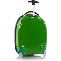 NBA Boston Celtics Hardside Carry on Wheeled Luggage for Boys - 18 Inch Travel Trolley Suitcase