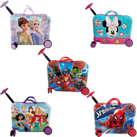Fast Forward kids Hard-side 18" Ride on Luggage - Cute Lightweight Suitcase