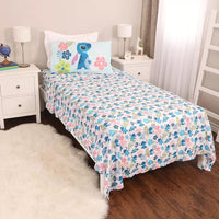Disney Lilo & Stitch 3 Piece Twin Bedding Sheet Set for Kids - Flat Sheet, Fitted Sheet and Pillowcase