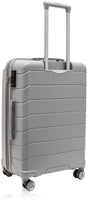 Air Canada Optimum 3Pcs Hardside Spinner Rolling Luggage & Wet Pouch Set Carry-On Suitcase - Light Grey
