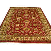 Exclusive Rare Chobi Mahal Zeigler Vege Dyed Traditional Area Rug Hand Knotted Carpet (9.7 x 7.11)'