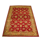 Exclusive Rare Vegetable Dyed Chobi Zeigler Mahal Area Rug Hand Knotted Wool Carpet (6.0 x 3.11)'