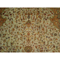 AHMEDANI Mehrab Vase Life Floral Exclusive Designed Rectangle Area Rug Wool Silk Hand Knotted Carpet (10.2 x 7.3)'