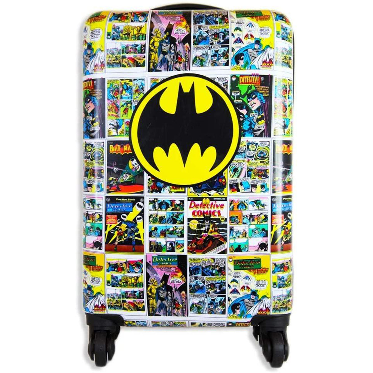 Batman 20 Inches Hard-Sided Tween Spinner Carry-On Luggage for Kids-Multicolor
