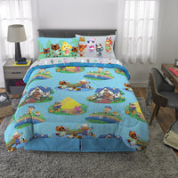 Kids Bedding Sheet Twin Sheet Set with Comforter Twin Bed in Bag 4 pcs Set