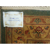AHMEDANI Floral Ivory Touch Medallion Rectangle Area Rug Hand Knotted Wool Silk Carpet (5 x 3)'