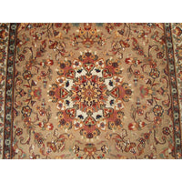 AHMEDANI Floral Ivory Touch Medallion Gorgeous Designed Rectangle Area Rugs Hand Knotted Wool Silk Carpet (6 X 4)'