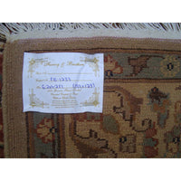 AHMEDANI Floral Ivory Touch Medallion Gorgeous Designed Rectangle Area Rugs Hand Knotted Wool Silk Carpet (6 X 4)'