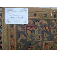 AHMEDANI Guleaina Flowral Excellent Designed Area Rug Hand Knotted Wool Silk Carpet (6 x 4)'