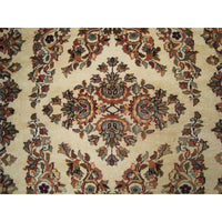 AHMEDANI Shab-E-Chiragan Exclusive Designed Area Rug Hand Knotted Wool Silk Carpet (6 X 4)'
