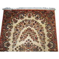 AHMEDANI Shab-E-Chiragan Exclusive Designed Area Rug Hand Knotted Wool Silk Carpet (6 X 4)'