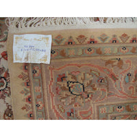 AL AHMEDANI LINEN Awesome Sarafiann Floral Medallion Area Rug Hand Knotted Wool Silk Carpet (6 x 4)'